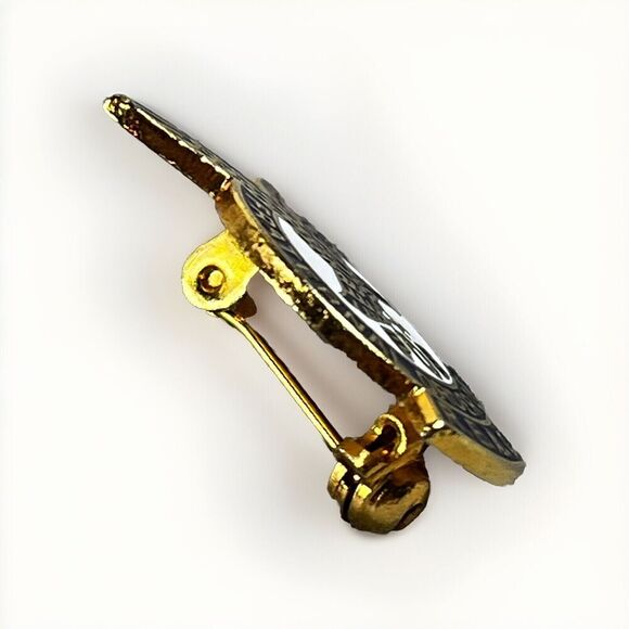 VTG Collectible Pin- FOE Fraternal Order of Eagles REAC Gold Tone Enamel Pin - Picture 5 of 6